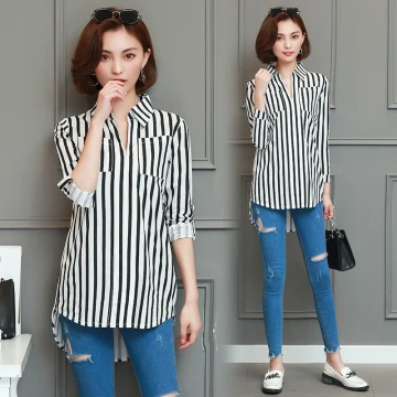 Beli Baju Kemeja Wanita Lengan Panjang Pada Harga Terendah Lazada Com My