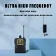 UHF Wireless Microphone Headset with Transmitter and Receiver, LED Digital Display Bodypack Transmitter Headset Mic-Matching headphones, lapel microphone, and rechargeable receiver with built-in 1/4 "teacher output, speech, interview, Vlog recording. 