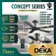 DEKA Concept Series DEKA Fan Ceiling Fan DC Motor Remote Control Ceiling Fan with Light Kipas Siling Kipas Syiling 风扇. 