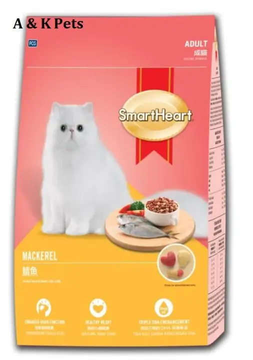 10kg Repack 1kg Smartheart Cat Dry Food Mackerel Smart Heart Makanan Kucing Murah Lazada