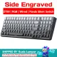 【DELIVER IN 3 DAYS】 ZIFRIEND ZT99 99 Keys Gasket Mechanical Keyboard Wired / Bluetooth / 2.4G 3 Modes Side Engraved Gaming Keyboard Customized Double PBT Keycaps Layer Silencer RGB / White Backlight 3 / 5 Pin Hot Swappable Noah Silver Switch. 