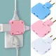 EU Plug 180° Rotatable Socket Adapter Multiprise 1 Convert 3 Extension Electrical Socket Mini Slim Wireless Socket AC Adapter. 