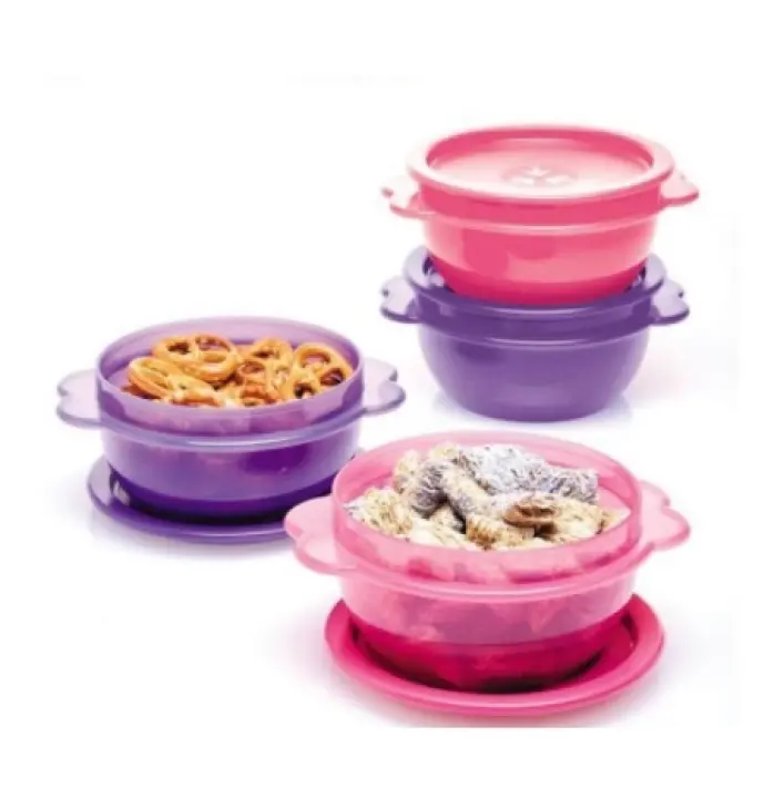 Tupperware One Touch Bowl 400ml Airtight Limited Edition CNY Promotion 2021 (4pcs)