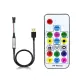 WS2811 WS2812B Led Pixels Strip Light Controller USB/DC MINI 3Keys RF 14/17/21Keys Led Tape Remote Controller DC5-24V Pixel RGB Controller. 