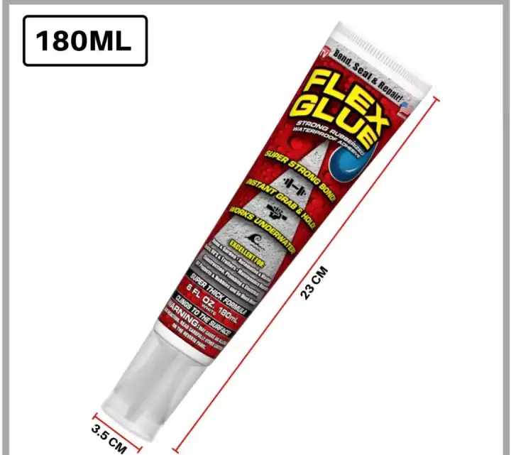 No More Nails Flex Glue White Strong Rubberized Waterproof Adhesive 6 Oz 180 Ml Super Strong Bond Instant Grab Hold Works Underwater Lazada