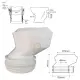 W.C Toilet 4"(100mm) Offset Pan Connector ( Straight / Offset 1" / Offset 2" ). 