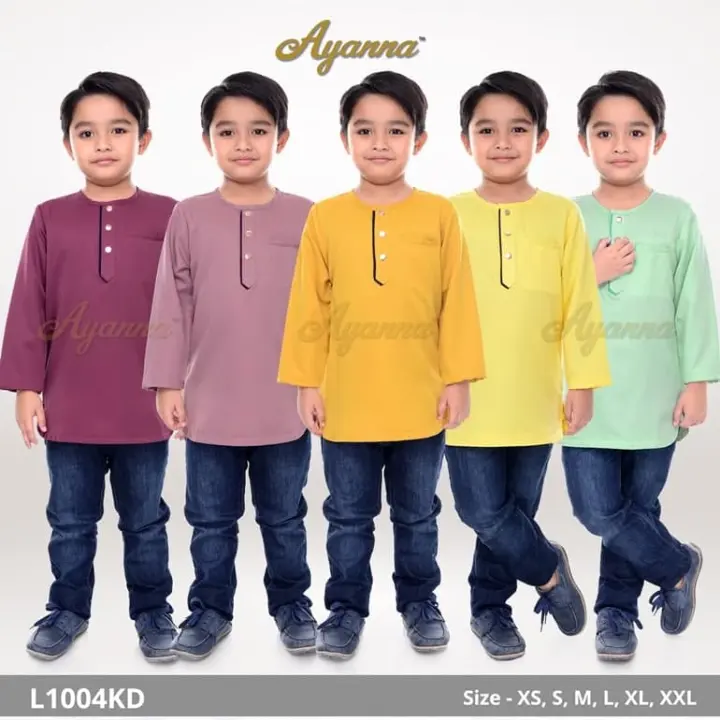 Ready Stock Adha Kurta Budak Lelaki Baju Raya Melayu Muslim Fashion Wear Family Sedondon Ayah Budak Kanak Kanak Man Boy Kids Child Children Modern F010 1 Lazada