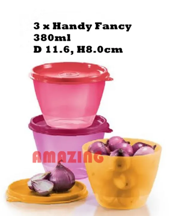 Tupperware Handy Fancy (3pc) *380ml/ Chill cup