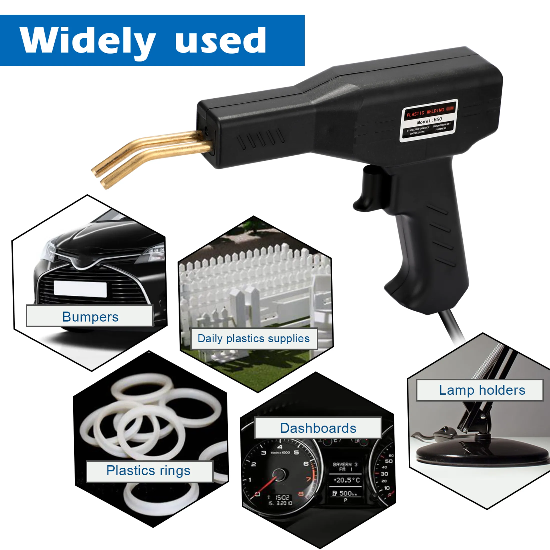 Bo Yin Handy Plastics Welders Garage Tools Hot Staplers Machine Staple Pvc Repairing Machine Car Bumper Repairing Stapler Welding Tool Lazada Singapore