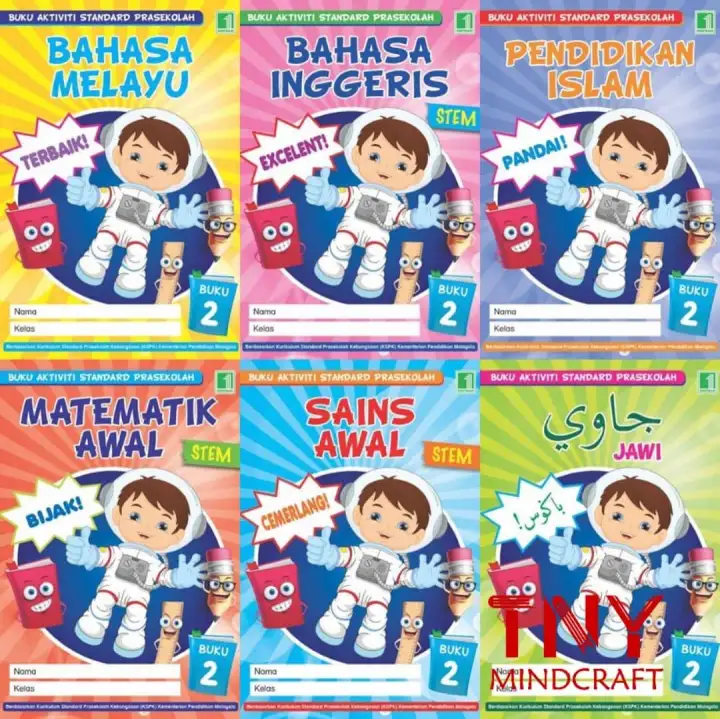 Tny Buku Kerja 2020 Buku Aktiviti Standard Prasekolah Buku 2 Lazada