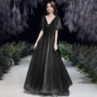gown for debut black