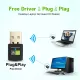 Wireless USB WiFi Adapter USB Ethernet WiFi Dongle 600Mbps 5Ghz /2.4G Lan USB Wi-Fi Adapter PC Antena Wi Fi Receiver AC Wireless Network Card PC Laptop Wi-Fi Receiver. 