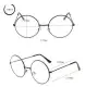 Women Men Casual Retro Round Transparent Glasses Frame Clear - Spek Mata Korea Bulat. 
