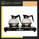 CAFERINA Electric Dual Hot Plate Coffee Warmer decanter coffee heat station. 