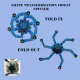 [Ready Stock] Colourful Transformer Fidget Spinner. 