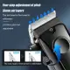 Kemei KM-5082 New Cordless Hair Clipper With Base 7000RPM LED LCD Digital Display Carbon Steel Blade Oil Head Trimmer Low Noise Shaver. 