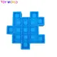 New Magic 6pcs pop it fidget toy full set box all fidgets with simple dimple Puzzle Rainbow Fidget Cube Vinyl Desk Cube Bubble Squishy Antistress Toys for tiktok. 