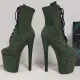 Denova's Women Suede Very High Heel Big Size Pole Dancing Ankle Show Boot. 