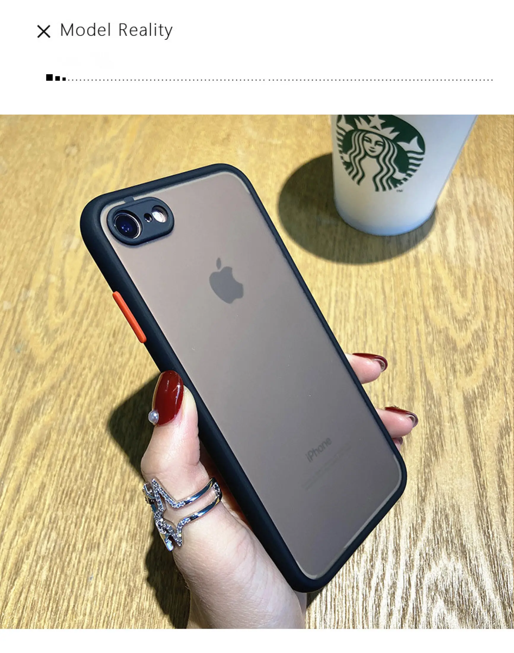 Hontinga Casing For Apple Iphone 6 6s Plus 7 8 Plus 6 6s 7 8 Se Case Luxury Protective Hard Cases Clear Hybrid Simple Matte Bumper Case Back Cover Armor Cover