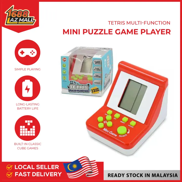 Mini Game TETRIS MULTI-FUNCTION Mini Puzzle Game Player 迷你掌上游戏机