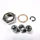 Stainless Steel Exhaust Catalytic Converter M18X1.5 J-Style O2 Oxygen Sensor Defouler Restrictor Fitting. 