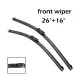 Wiper Front & Rear Wiper Blades Set For Subaru Impreza XV GK GT 2017 2018 2019 2020 Windshield Windscreen 26"+16"+14". 