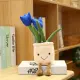 【Shanglife】Tulip Succulent Plants Plush Stuffed Decoration Toy Soft Decor Doll Potted Flowers Pillow for Girls Gift. 