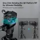 SmallRig 73" Video Tripod Kit with Pan Tilt Fluid Head for Vertical/Horizontal Shooting Max Load 15kg for Camcorder Mirrorless DSLR CT195 4307. 