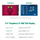 3.5 Inch LCD Touch Screen with Case/Touchpen 480x320 SPI TFT Display for Raspberry Pi 4B Touchscreen Monitor. 