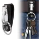Belt Key Holder,Belt Keychain Leather Belt Loop Key Holder Belt Key Chain Clips with Detachable Keyring for Men. 