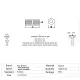 M3 Nylon White Double-Pass Threaded Spacer Standoffs Hexagonal PCB Mounting Pillars for Electronics Hardware Assembly. 