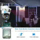 V380 4K Dual Lens Solar Camera 4G Sim Wireless Outdoor Waterproof PIR Motion Detection Zoom CCTV Surveillance Low Powered IP Camara. 