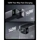 Anker A1289 PowerCore 737 Power Bank, 24,000mAh 3-Port Portable Charger with 140W Output, Smart Digital Display. 