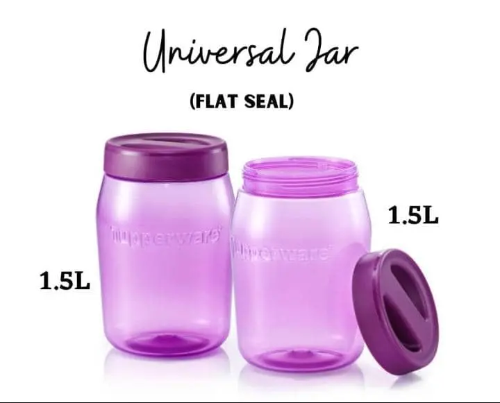 Tupperware Universal jar 1.5L FLAT SEAL - PRICE FOR 1 UNIT