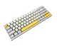 1st Player LANG MK680 3 Modes ( Wired, Wireless, Bluetooth ) RGB Light Mechanical Keyboard (White/Grey/Yellow). 
