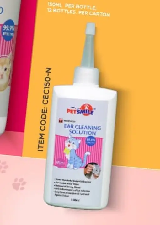 Petsmile Nano Kucing Cat Antibacterial Anti Fungus Ear Cleaner Ear 