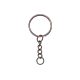 St.kunkka 10pcs/pack DIY Key Ring Keychain Ring With Short Chain Jump Ring. 