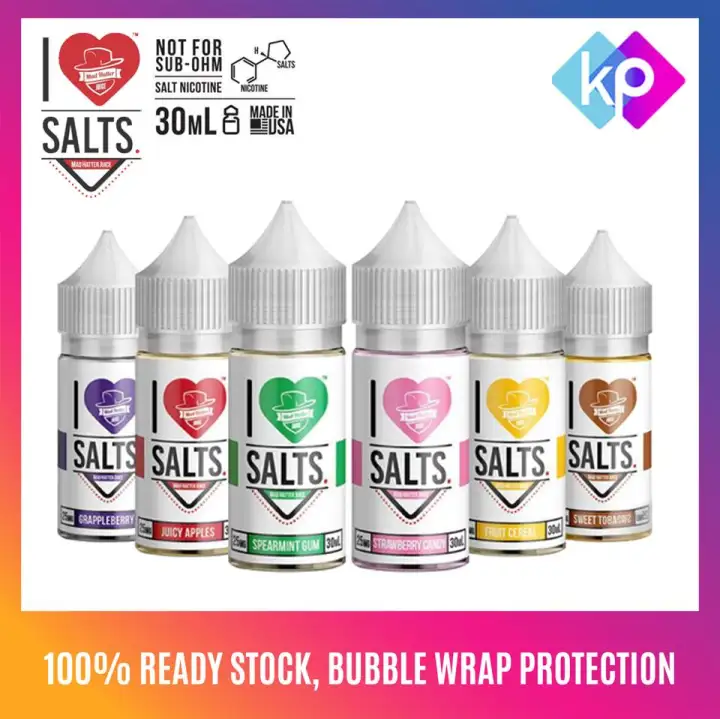 I Love Salts Usa Full Series 30ml Special For Pod Mod Salt Nic Salts Nic Saltnic Ejuice Eliquid Lazada
