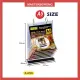 masterborong  A4/A5/A6 Sizes Flip Menu Stand Display Table Stand with 6 Loose Leaf Flip Menu Berdiri 6 helai halaman. 