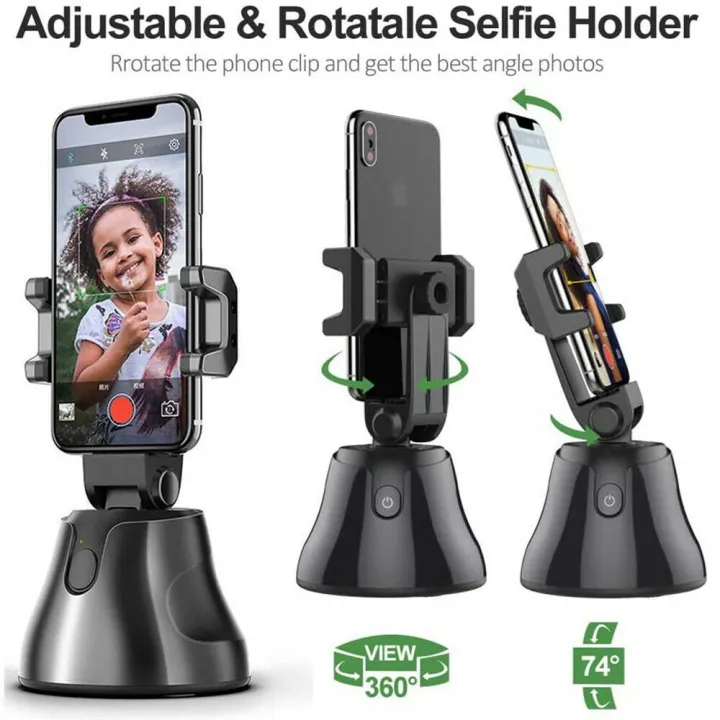 Original Portable All In One Auto Smart Shooting Selfie Stick 360 Rotation Auto Face Tracking Object Tracking Vlog Camera Phone Holder Lazada Singapore
