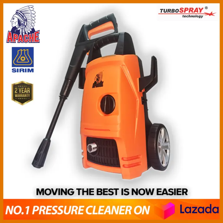 Apache Turbospray Hm4411 Max 110 Bar High Pressure Cleaner Water Jet Pump Sprayer Washer Jet Pencuci Lazada