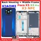 Full Set Back Housing Back Cover Compatible For XIAOMI POCO X3 POCO X3 Pro POCO X3 NFC With Middle Frame & Volume Button. 