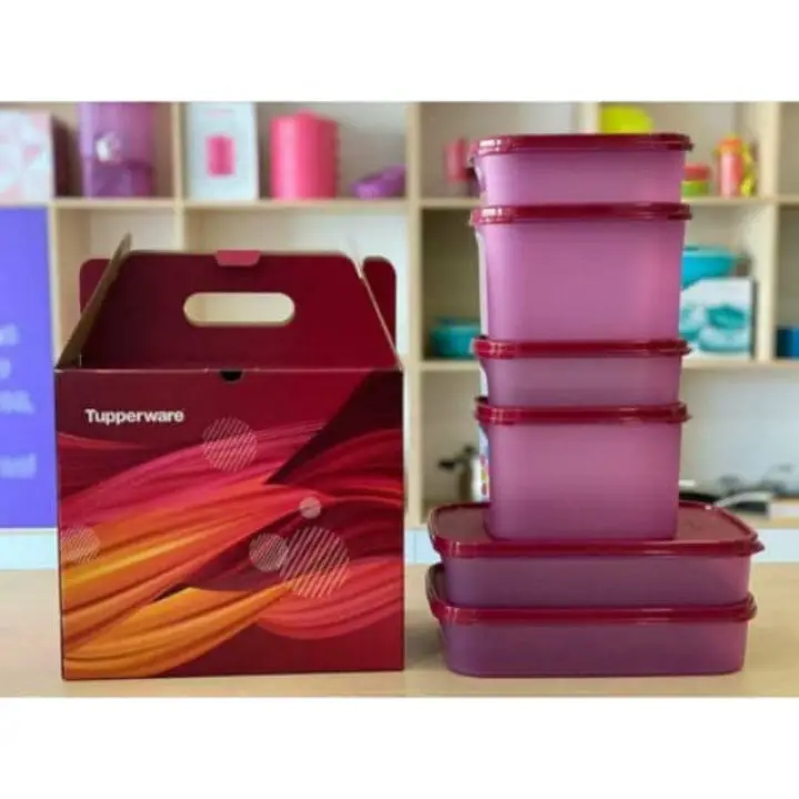 Tupperware Mega Modular Mates with Gift Box **Purple