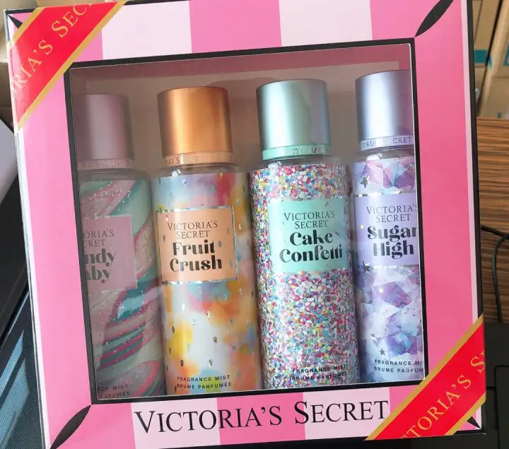 Original Victorias Secret Sweet 4 In 1 Gift Box With Vs Bag Candy Baby Fruit Crush Sugar High Cake Confetti Lazada