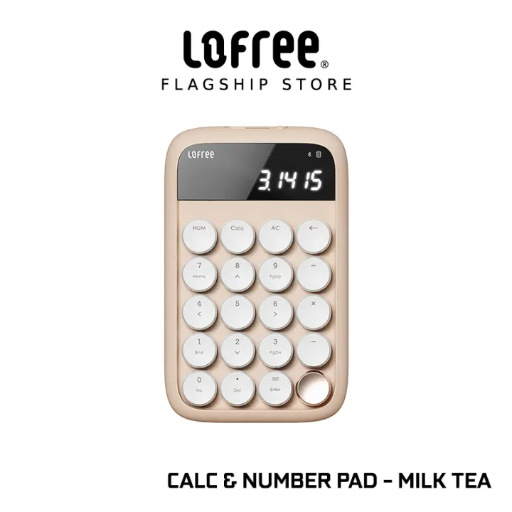 LOFREE Bluetooth Number Pad and Digit Calculator | Blue Switch Mechanical