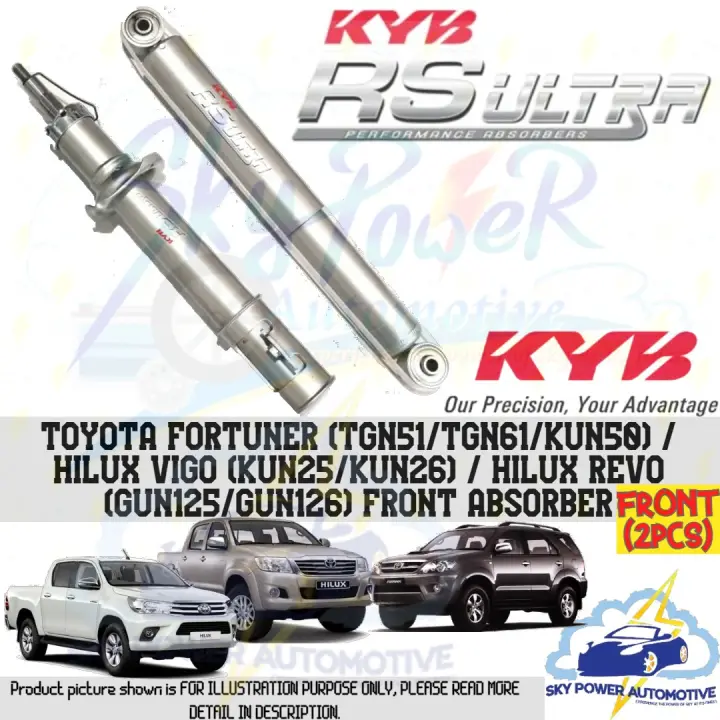 Toyota Fortuner Tgn51 Hilux Vigo Kun25 26 Revo Gun125 6 Kayaba Kyb Rs Ultra H D Shock Absorber Front 2pcs Lazada