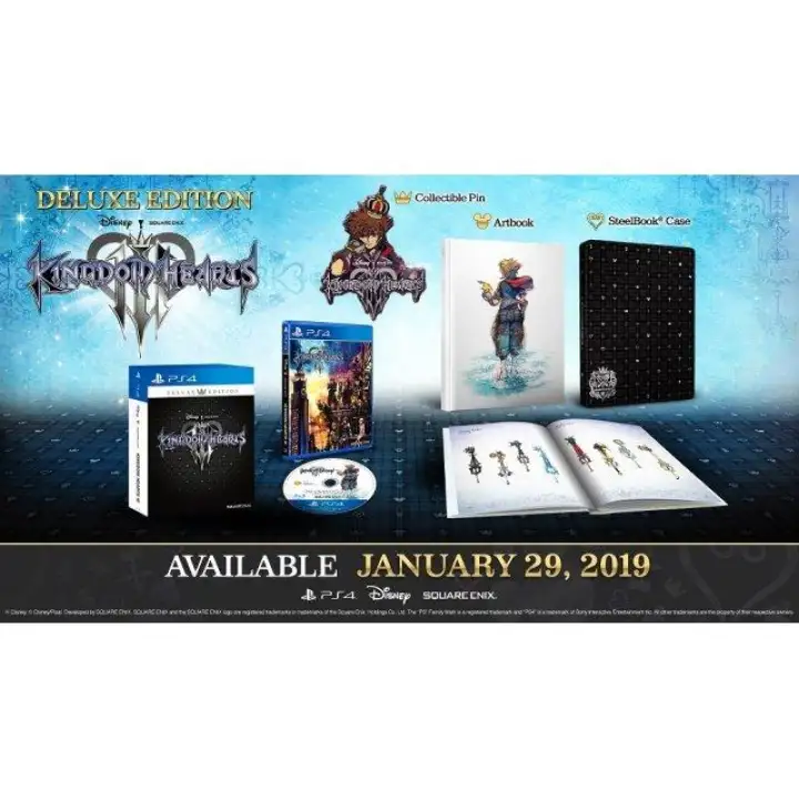 Ps4 Kingdom Hearts 3 Iii Deluxe Edition R3 English Lazada