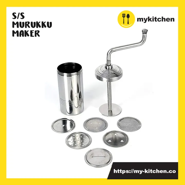 My Kitchen S S Murukku Maker Acuan Muruku No 8 Putu Mayam 6 Discs Lazada