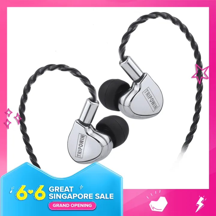 Tripowin Tc 01 Tc01 1dd 10mm Si Pu Driver Hifi In Ear Earphone With Metal Housing Detachable 0 78mm 2pin Cable Lazada