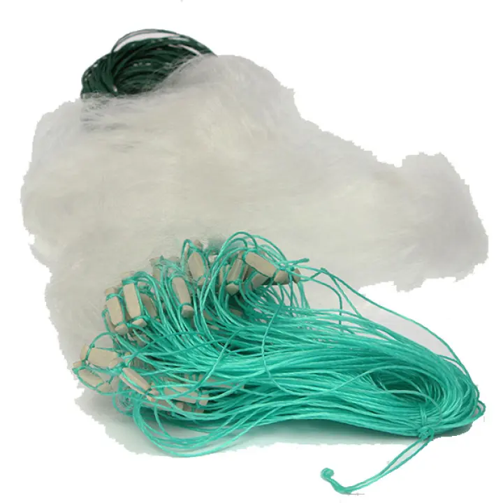 1.2x30m Clear Permium Green White Net Fish Fishing Gill Trap Monofilament Mesh + Float -